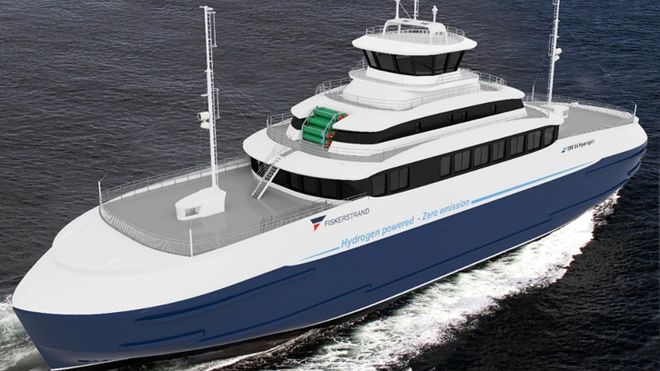 Trøbbel for hydrogen­ferge: Fiskerstrand får nei til støtte fra fylket