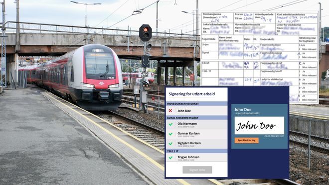 I dag jobber vakten med penn, papir og telefon – nå har tre studenter digitalisert hele arbeidsflyten