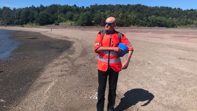 Langøyene avfallsdeponi i Oslofjorden skal tildekkes.