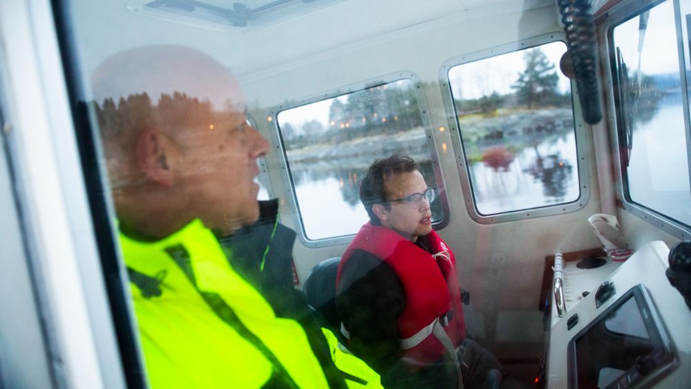 Erlend Eides (t.h.) masteroppgave var utgangspunktet for konseptet Salmon Zero. Nå har konseptet fått i underkant av to tillatelser for å kunne realiseres.