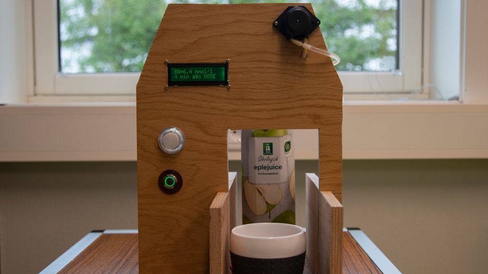 Prototypen som i tre måneder har bidratt til å unngå berg- og dalbaneverdier i blodsukkeret til diabetikere etter at de har hatt lavt blodsukker.