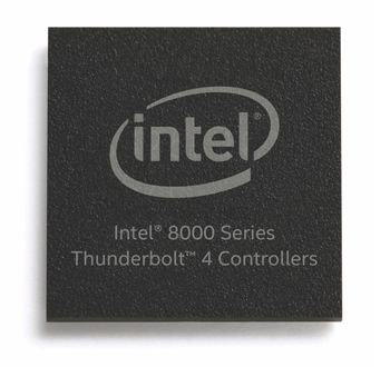Intel 8000 ser en serie med kontrollerbrikker for Thunderbolt 4.