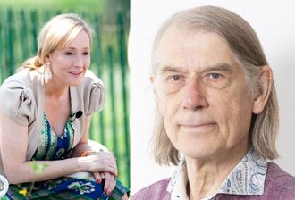 J.K. Rowling og Jan Bojer Vindheim, som er debattant og MDG-politiker.