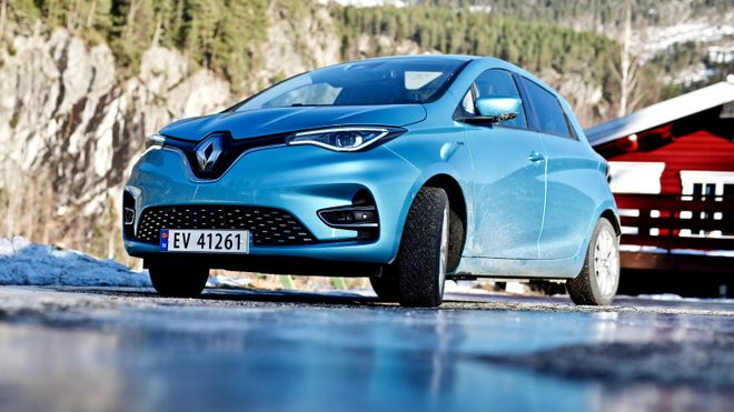 Renault Zoe Z.E 50 har nesten 400 kilometer rekkevidde.