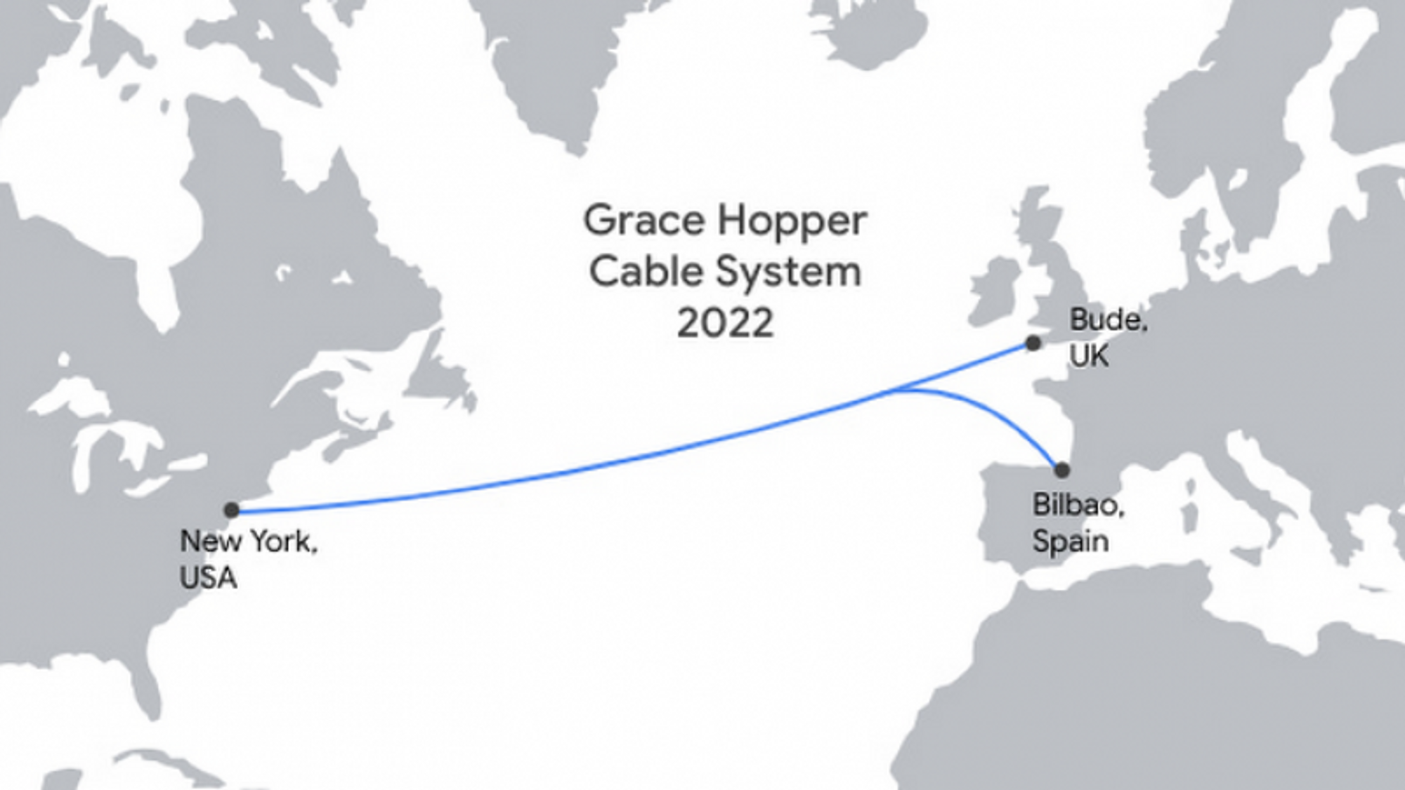 Grace Hopper er navnet på den undersjøiske fiberkabelen Google skal ha ferdig i 2022.  