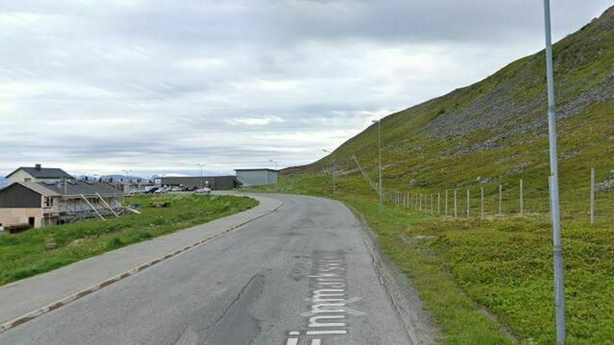 Finnmarksveien i Hammerfest er temmelig lang.