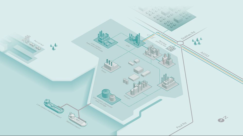 Saltend Chemicals Park nær Hull i Storbritannia er landets største industriklynge – også i utslipp. Nå planlegger Equinor å bygge verdens første anlegg for storskalaproduksjon av hydrogen fra gass i kombinasjon med karbonfangst og -lagring her, for å få industriparken over på hydrogen.