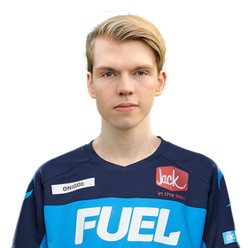 Stefan «Onigod» Fiskerstrand i Dallas Fuel-drakt.