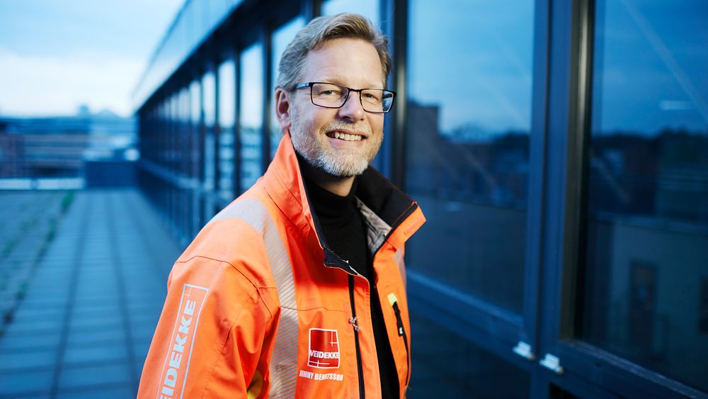Jimmy Bengtsson ble utnevnt til ny konsernsjef for Veidekke ASA i mai 2019.
