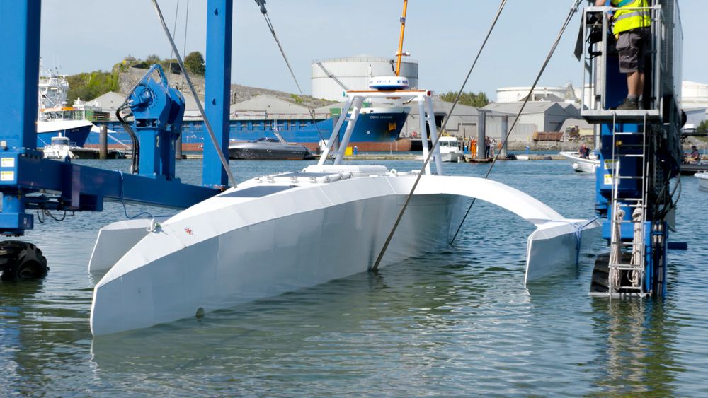 Det autonome skipet MAS skal samle inn data om havet.