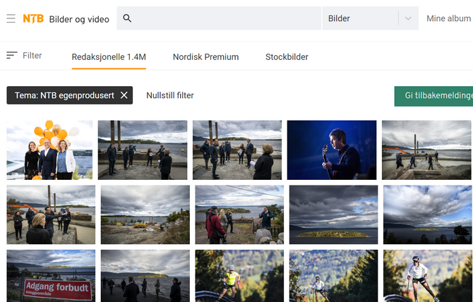 Slik blir NTBs nye bildeportal.