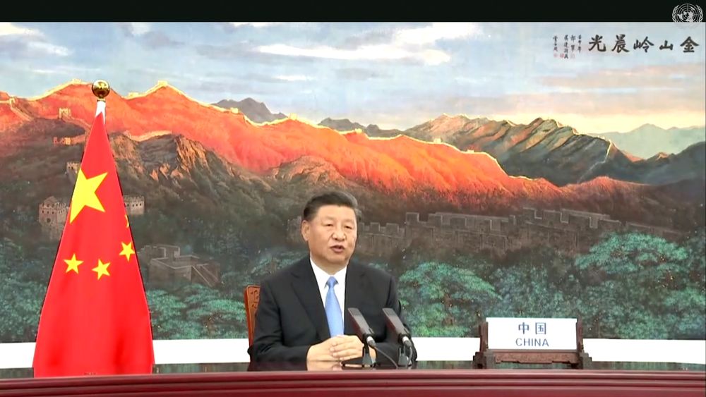 President Xi Jinping sier Kina, som har verdens største utslipp av klimagasser, vil bli karbonnøytrale innen 2060. 