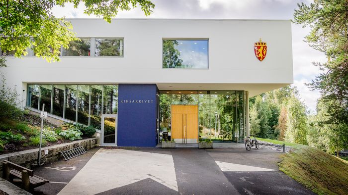 Arkivverkets anlegg på Sognsvann i Oslo.