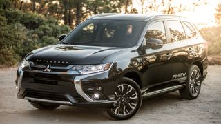 Mitsubishi Outlander er en populær ladbar hybrid.