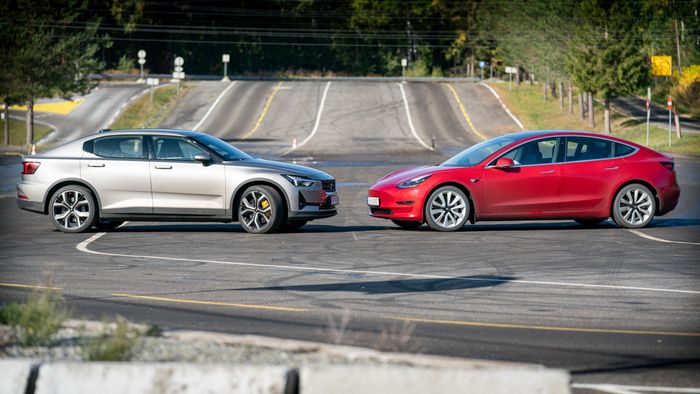Polestar 2 vs Tesla Model 3.