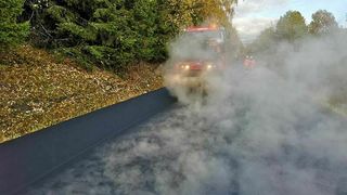 Her testes miljøvennlig asfalt for aller første gang i Norge – kan redusere klimautslippene med 80 prosent