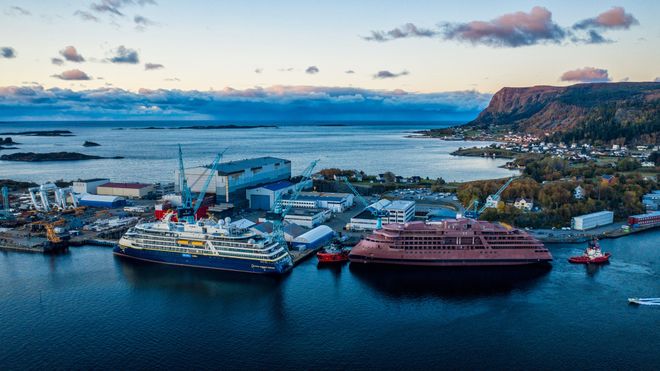 Midt i korona-krisen kommer det cruiseskip til norsk verft