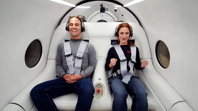 Hyperloop kjører første tur med mennesker om bord