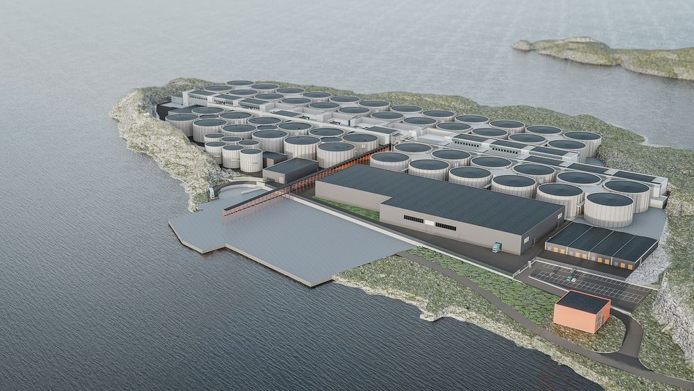 Salmon Evolution planlegger landbasert produksjon av laks i et gammelt steinbrudd i Hustadvika kommune på Romsdalskysten.