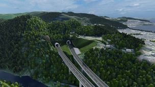 LNS skal drive 3,7 km tunnel for Acciona på E6 Ranheim-Værnes