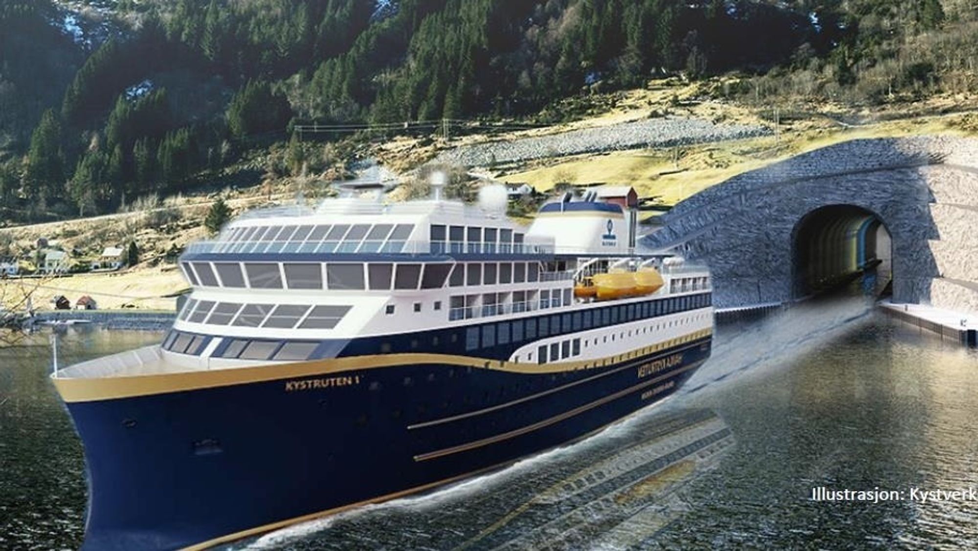 Havila Kystruten tror tunnelen vil bli en turistmagnet.