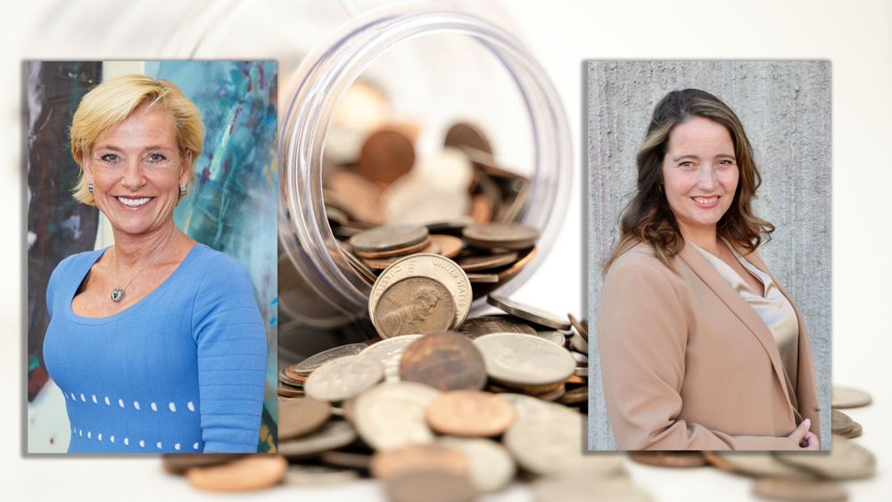 Neste år får rundt 1,5 millioner nordmenn egen pensjonskonto. Her er rådene for hva du bør sjekke ut. Fra venstre: Alexandra Plahte og Beate Engelschiøn.