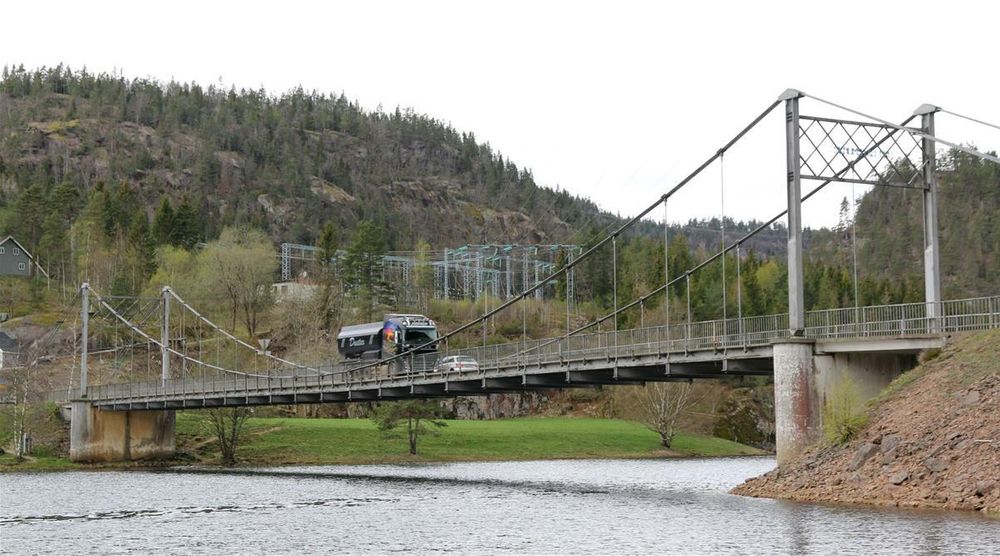  En ny Senumstad bru på fv 406 I Birkenes må tåle en aksellast på 140 tonn.