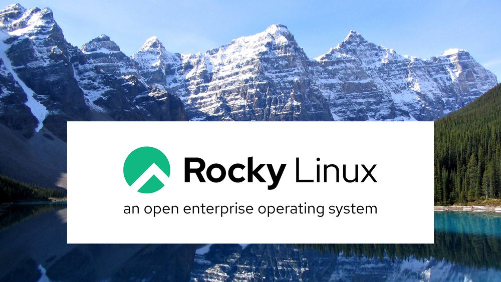 Til tross for illustrasjonen vår: Rocky Linux er ikke oppkalt etter Rocky Mountains.