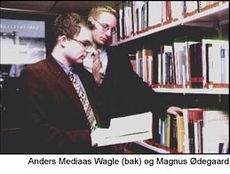 Anders Mediaas Wagle og Magnus Ødegaard