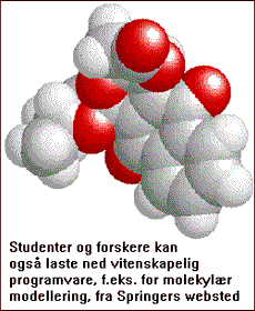 Molekylillustrasjon i tilknytning til Springer-Verlags Science Online.