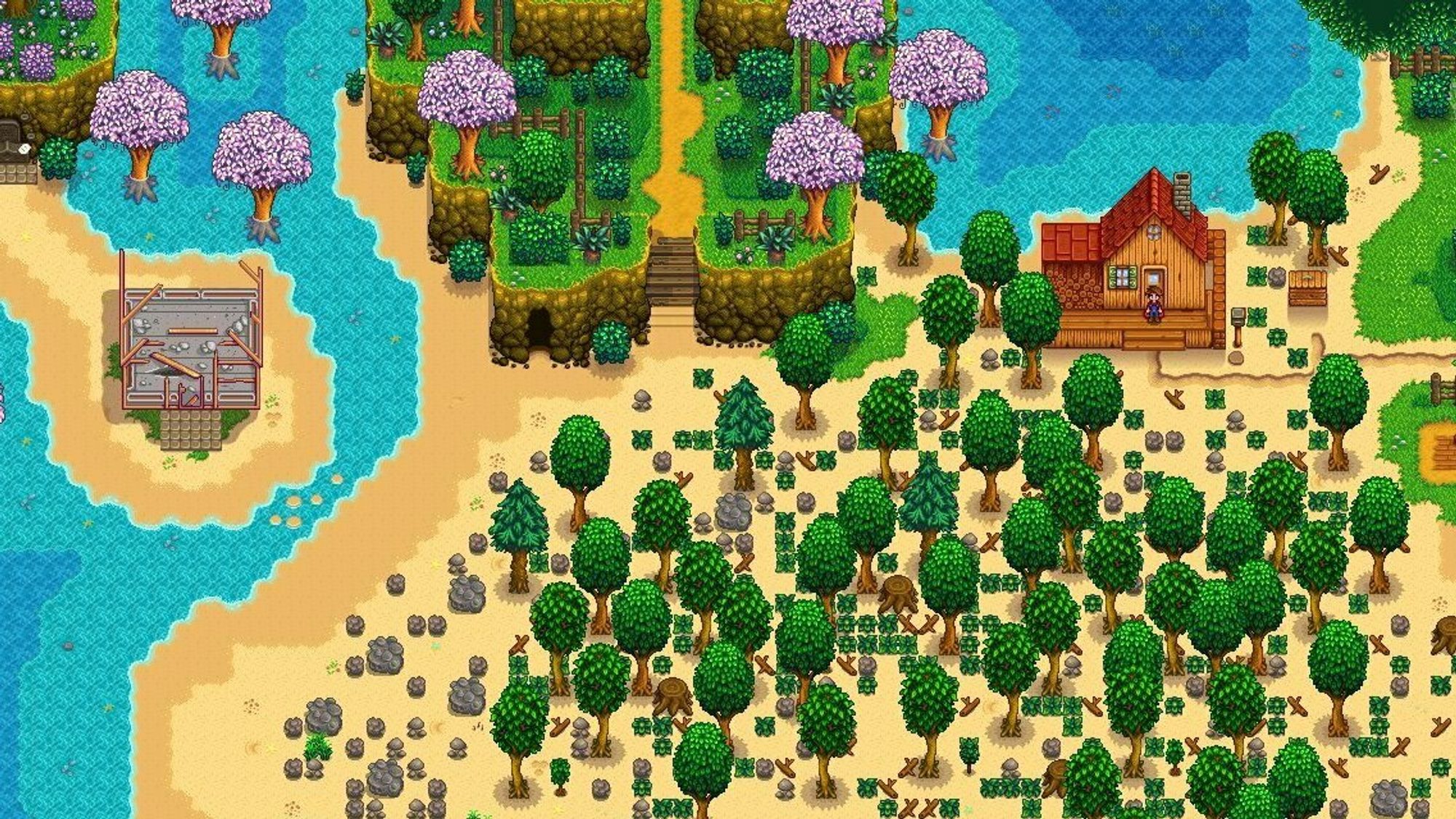 Спринклер stardew valley схемы