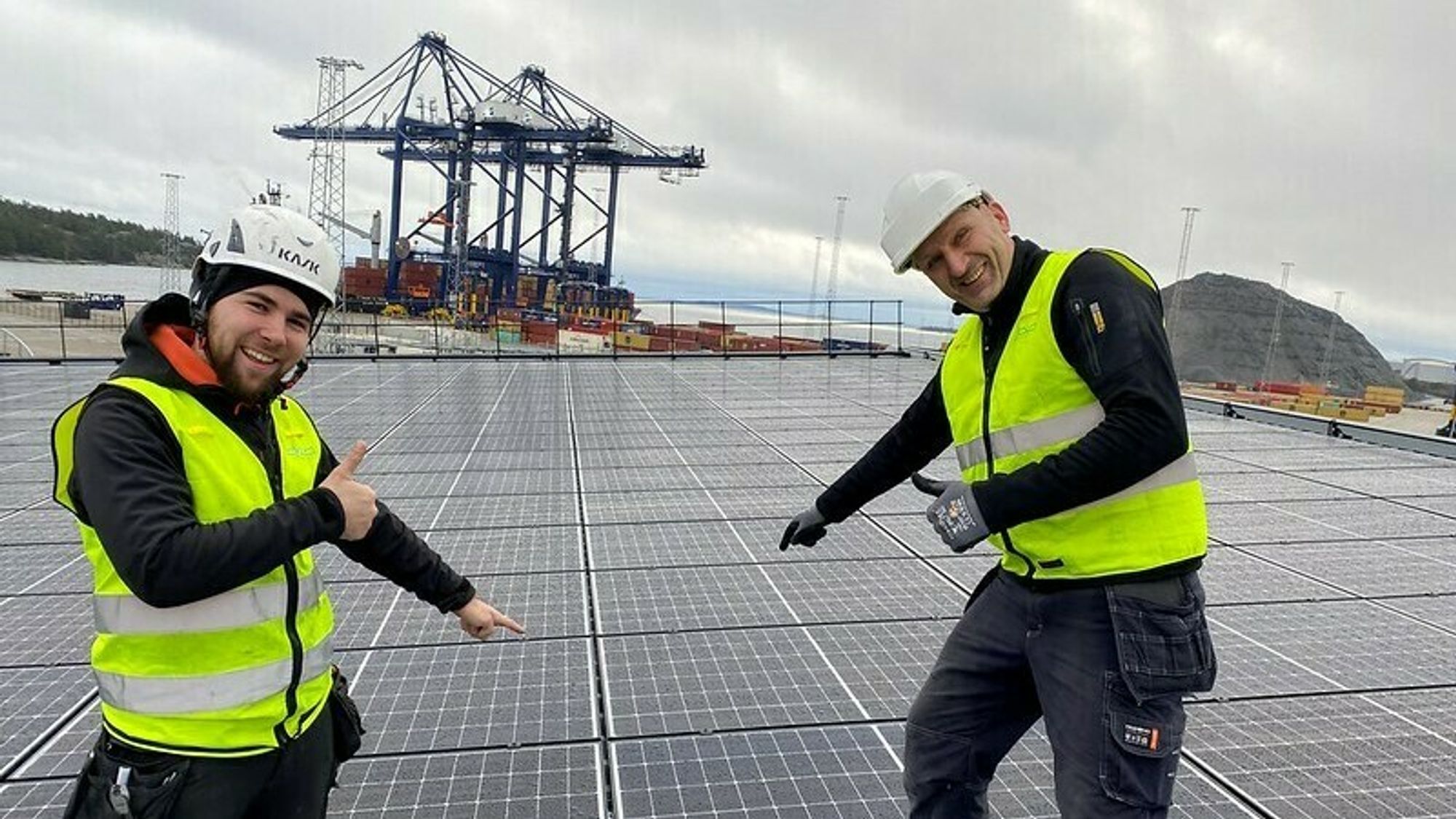 Stockholm havn får et av Nordens største solcelleanlegg.