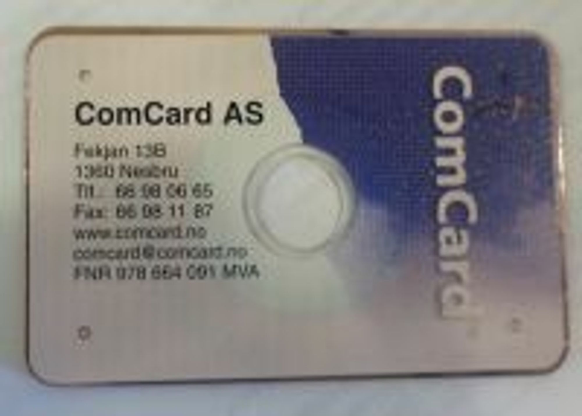 ComCard IBC, interaktivt visittkort