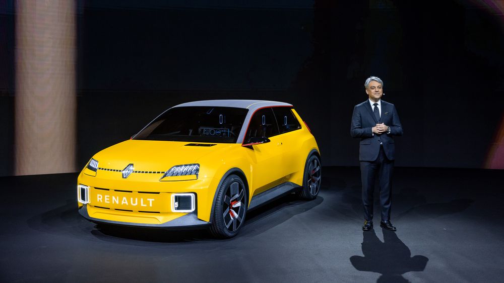 Renault-sjefen presenterte ny forretningsplan, og konseptbilen Renault 5.