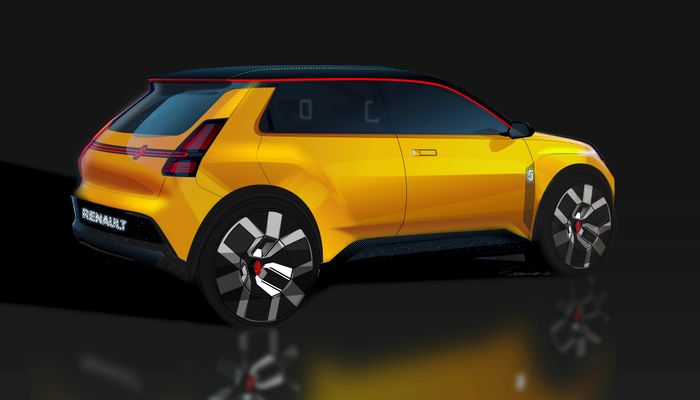 Konsepttegning av Renault 5.
