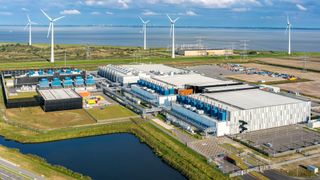 Googles datasenter i Eemshaven i Nederland