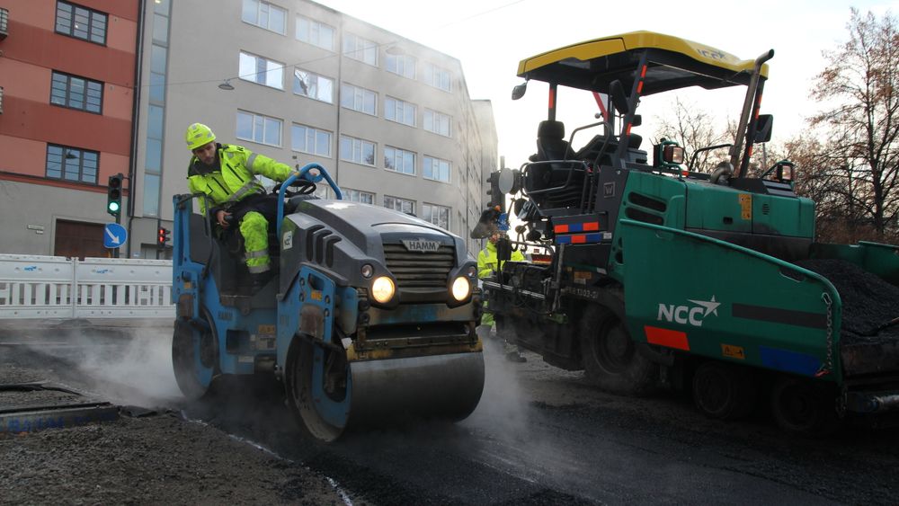 CO2-vekting ga NCC asfaltkontrakt i Trøndelag