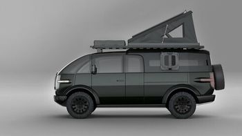 Bilen kan gjøres om til campingbil.
