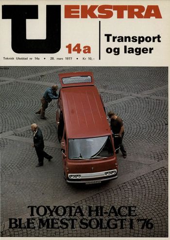 En annonse for Toyota Hiace i 1977.