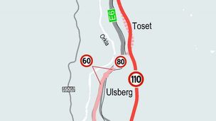 Nye Veier dropper ny veilinje for E6 ved Ulsberg