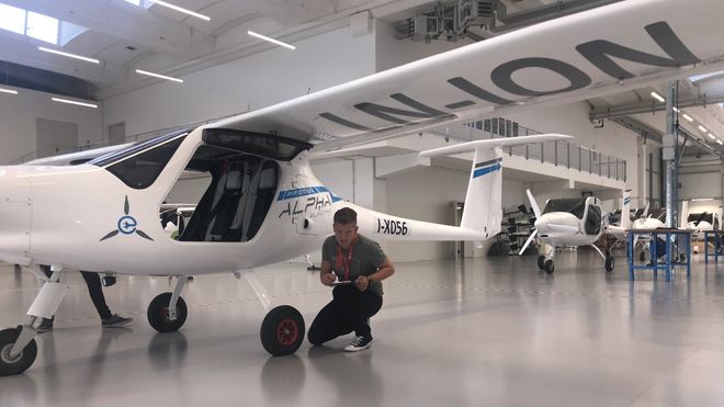 Etter ulykken: Elflyet flys uten passasjerer, i glidedistanse fra flyplassen og skal ikke brukes som skolefly