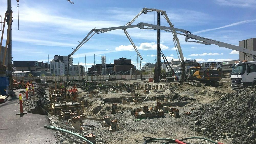 Kvålveien GL, som inntil nylig gikk under navnene Georg Stangeland / GS Anlegg, sto for grunnarbeidene da det nye rådhuset i Sandnes skulle bygges i 2017.
