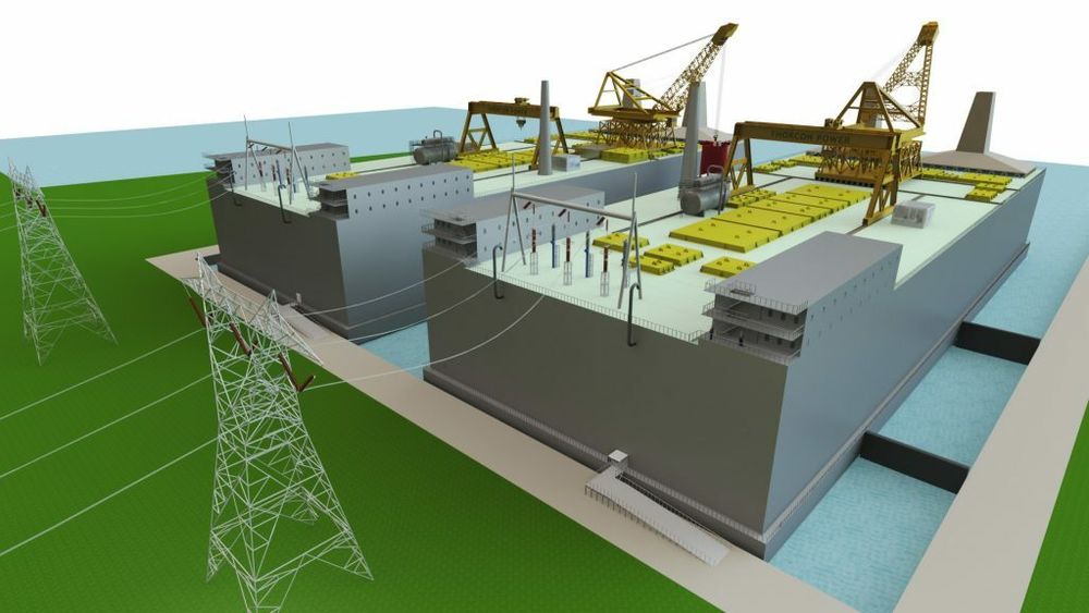 Kraftlekter: Det amerikanske selskapet Thorcon utvikler lektere med opptil 500 MW genereringskapasitet basert på 4. generasjons teknologi.