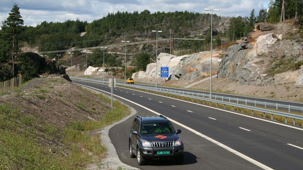 Den OPS-bygde firefelts motorvegen på E18 mellom Grimstad og Kristiansand ble åpnet i 2009.