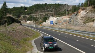 Luxemburg-selskap tjener gode penger på motorvegen Grimstad - Kristiansand