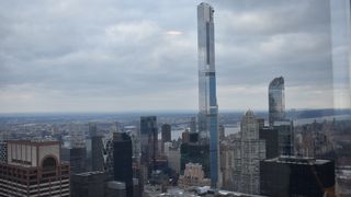 Central Park Tower verdens høyeste bolig extell new york konstruksjon stål betong vindlast gravitasjonskrefter utkraging adamson