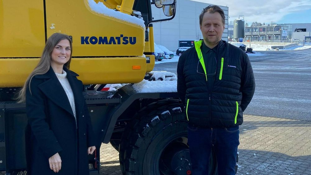 Hesselberg Rentals medarbeidere: markedskoordinator Malin Nygård og salgssjef Håkon Emil Bayard
