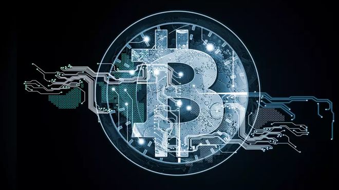 Illustrasjonsbilde for kryptovaluta og bitcoin.