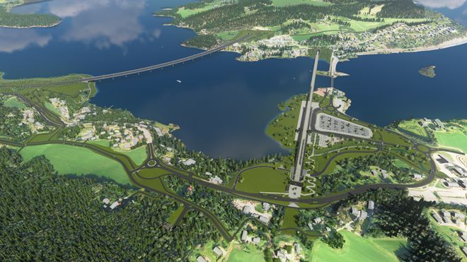 Overfører Ringeriksbanen og E16 Høgkastet-Hønefoss til Nye Veier