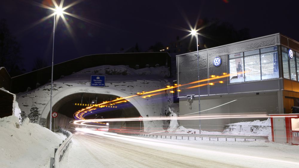 Tunnelen gjennom Harstadåsen har overinnfridd forventningene, sier Statens vegvesen. 